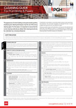 Brochure Thumbnail - Cleaning Guide PGH Bricks
