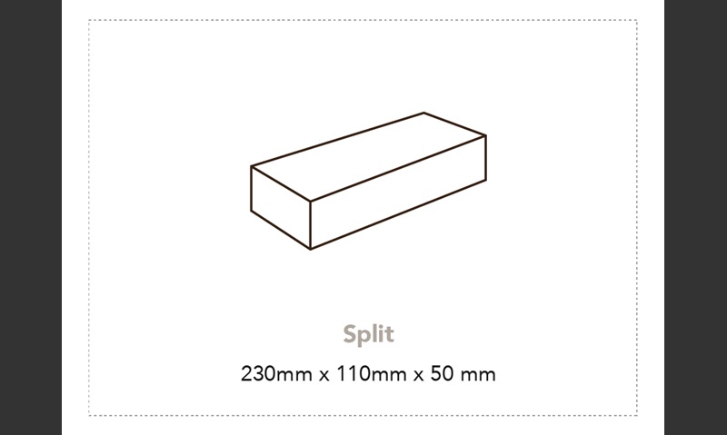 Split Brick Size