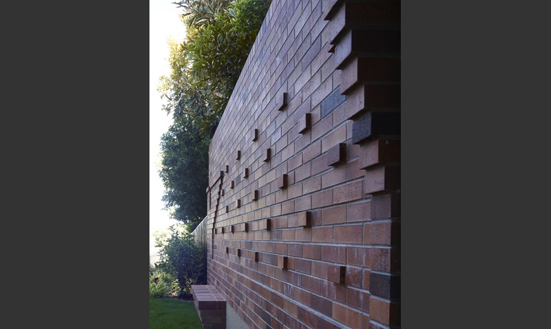 Monaise residence brick wall 
