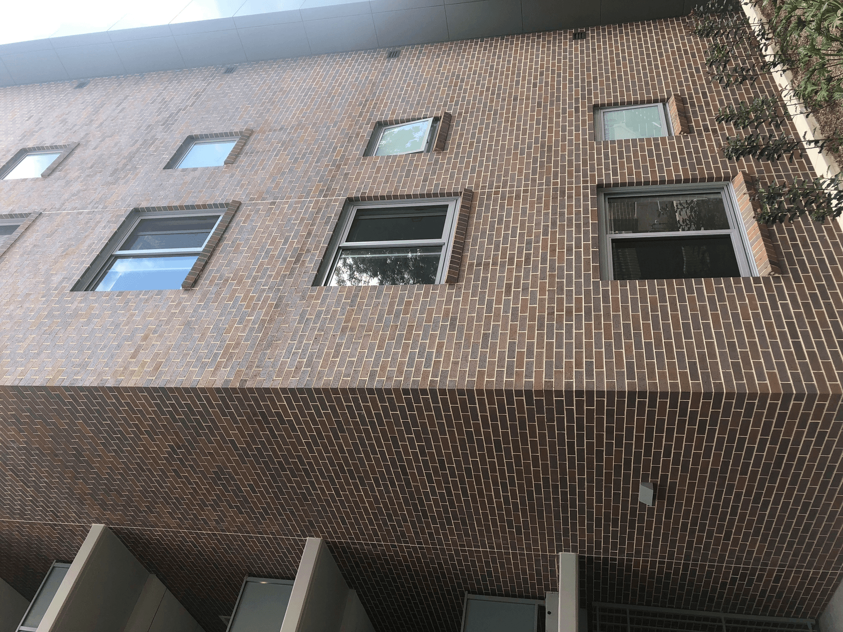 Nickel Flash brick from PGH in Metallic range apartments block