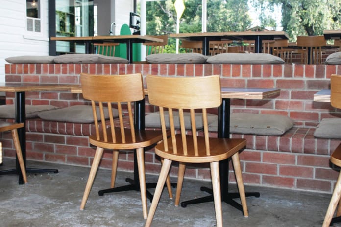 PGH Dry Pressed Architectural bricks used in award winning Brisbane restoration of Corner Store Cafe.