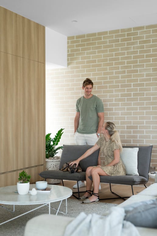 Graya's Andrew Gray using PGH Bricks and pavers in his minimalist modern home in Queensland.
