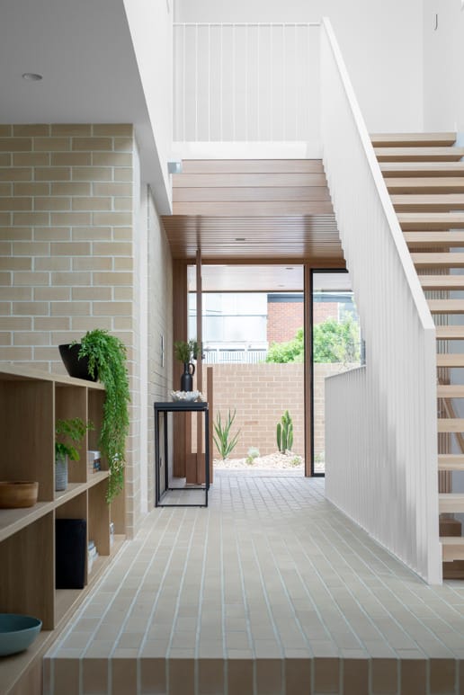 Graya's Andrew Gray using PGH Bricks and pavers in his minimalist modern home in Queensland.