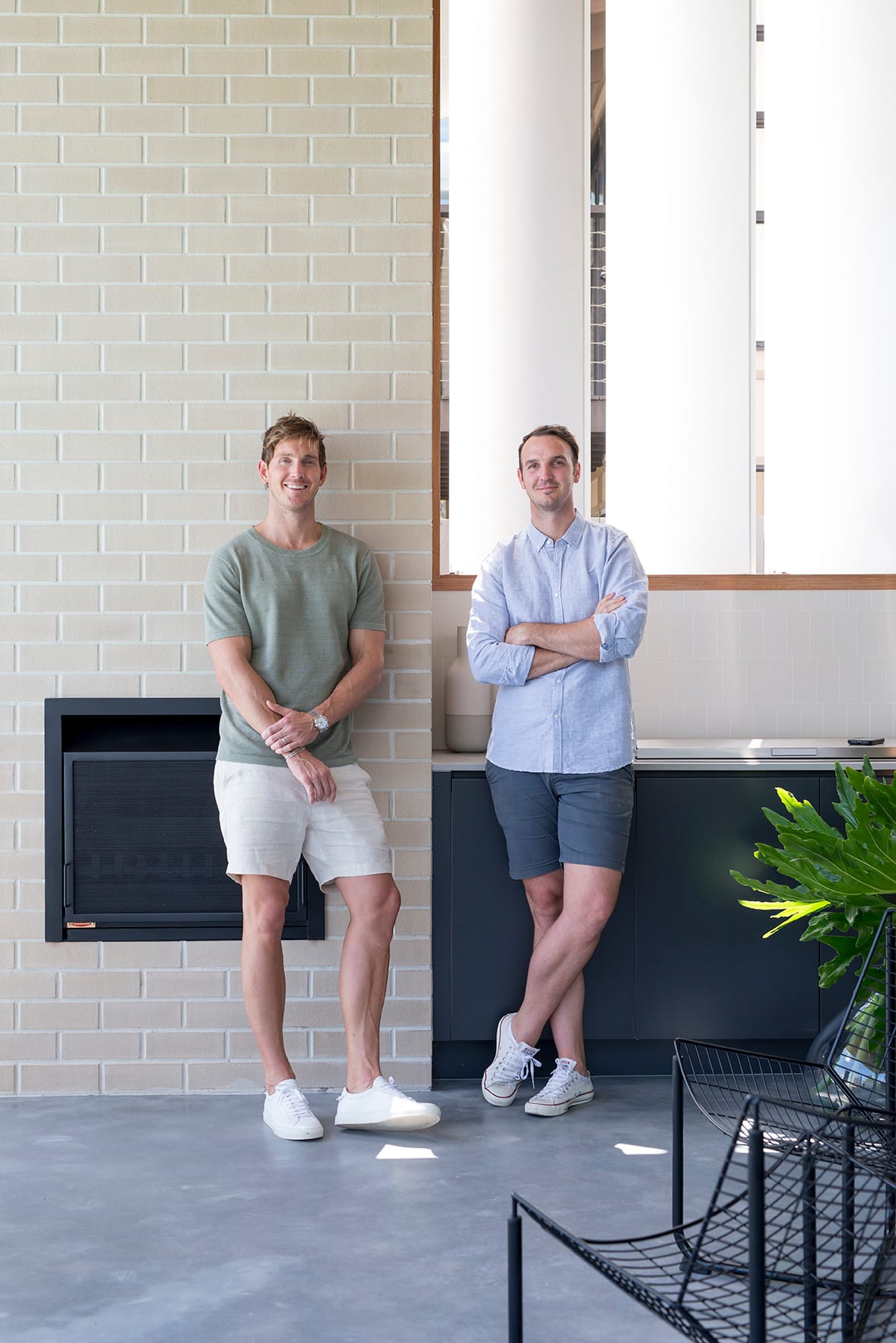 Graya's Andrew Gray using PGH Bricks and pavers in his minimalist modern home in Queensland.