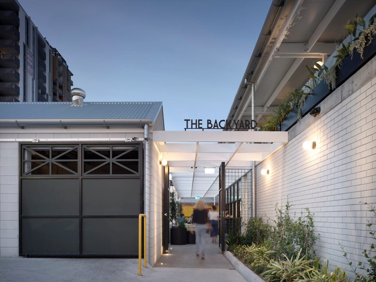 PGH white brick facade used on residential and commercial building projects.