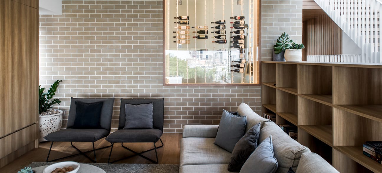 Graya's Andrew Gray using PGH Bricks and pavers in his minimalist modern home in Queensland.