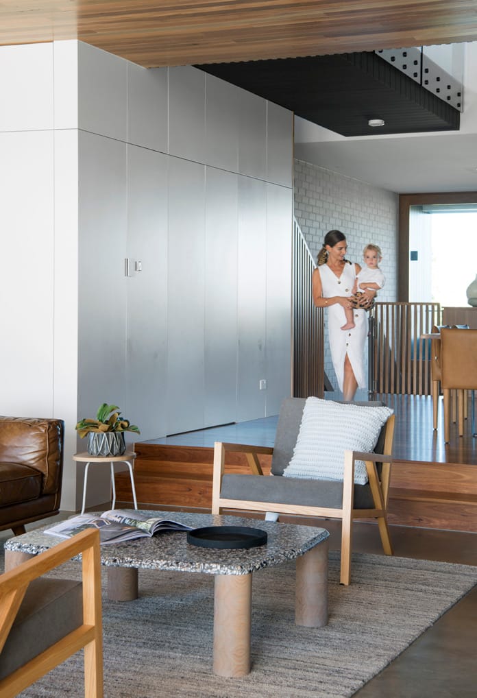 Former Wallabies captain Stephen Moore's minimalist family home using PGH bricks.