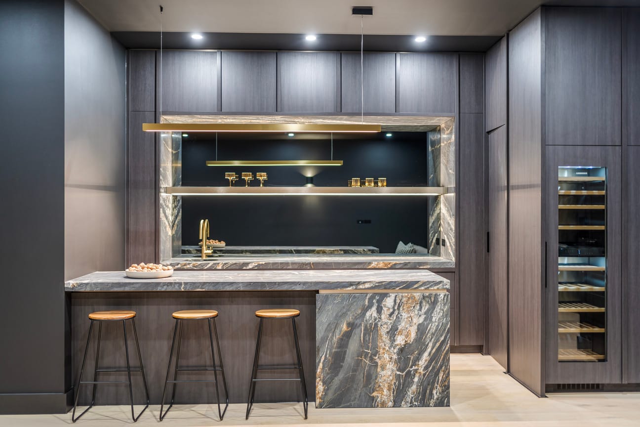 Walkerville project by Diaz Homes, featuring PGH Morada Blanco Linear bricks