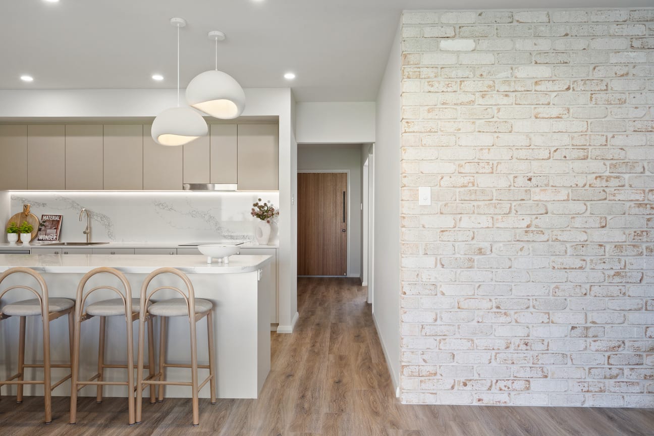 Project: 33 Urara Lane, Taree by GJ Gardner Taree. harlem, Manhattan used on interior feature wall in lounge room.
