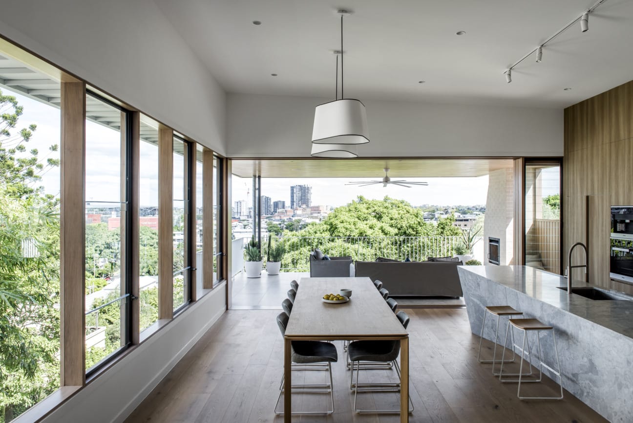 Graya's Andrew Gray using PGH Bricks and pavers in his minimalist modern home in Queensland.