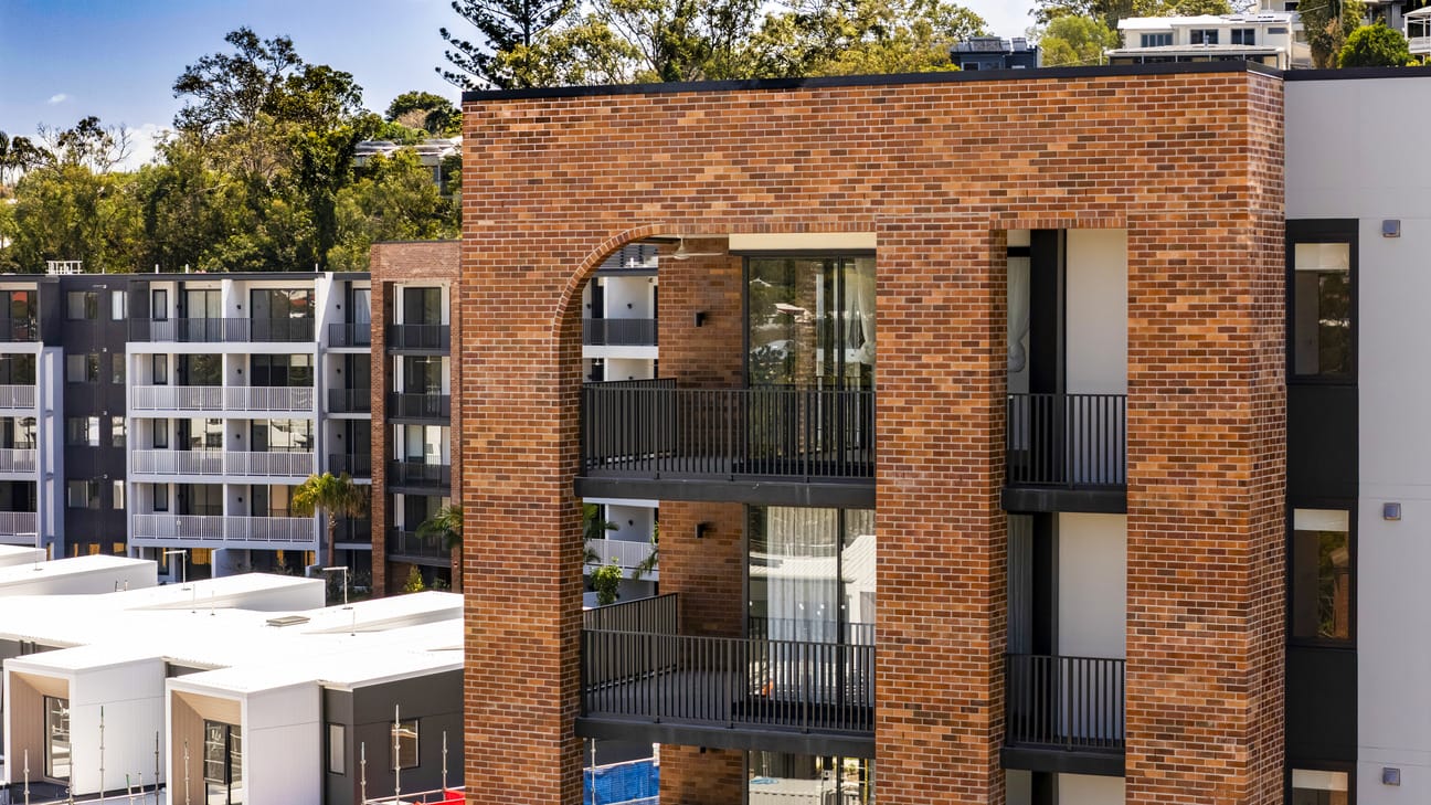 Brickworks Park, Brisbane. PGH Brick Black and Tan, Smooth range