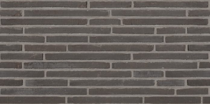 PGH Bricks Lang Mursten Gehl with dark mortar.