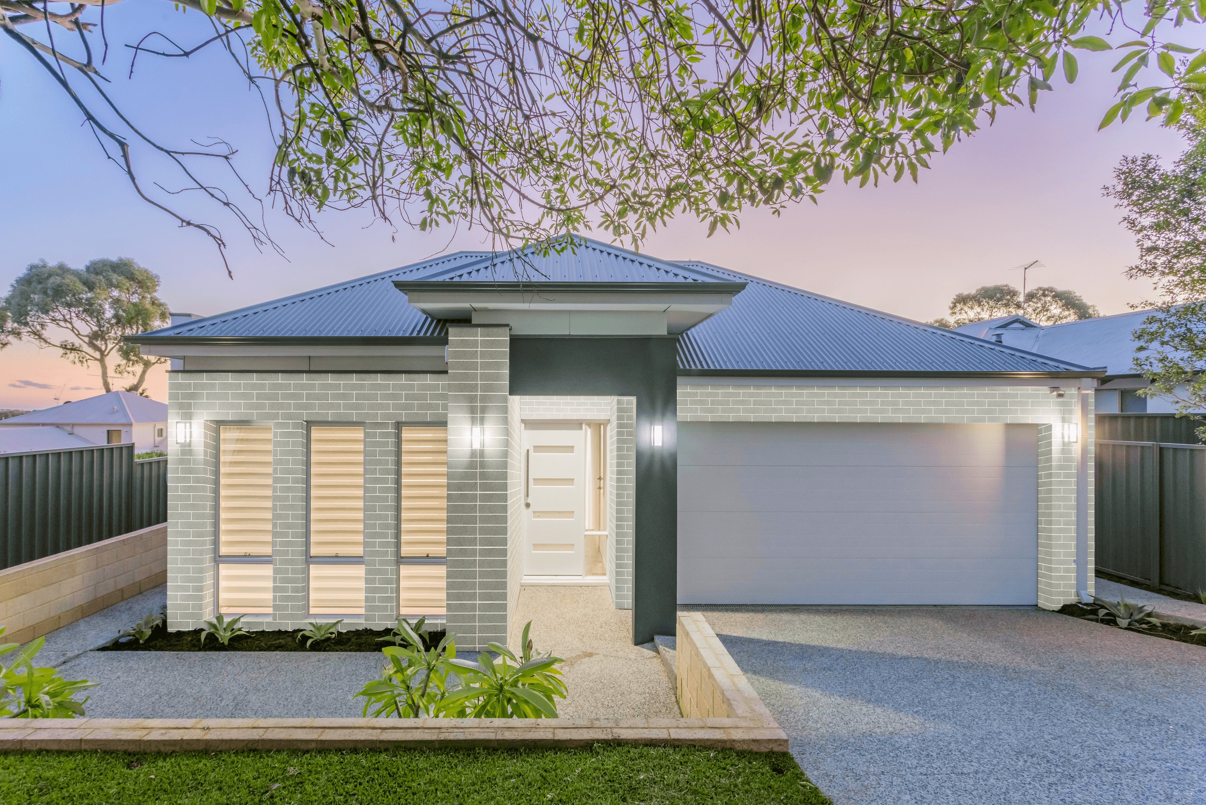 PGH Brick Sage in Botanicals range used on single storey home