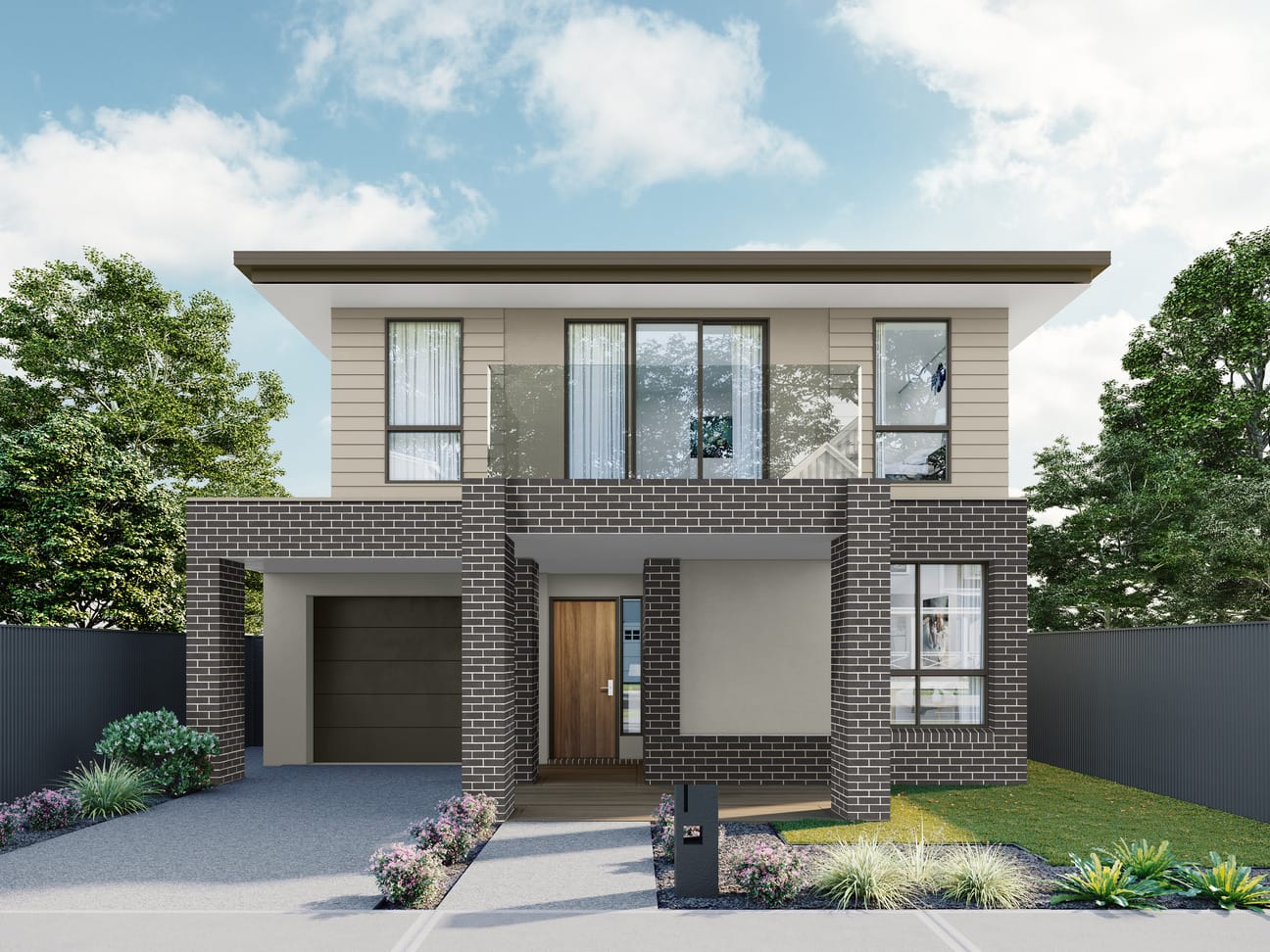 PGH Thunder brick from the Dark and Stormy range external facade