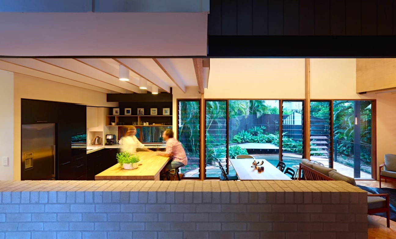 PGH Crevole bricks from the Velour range used in the Ashgrove Residence project in QLD.