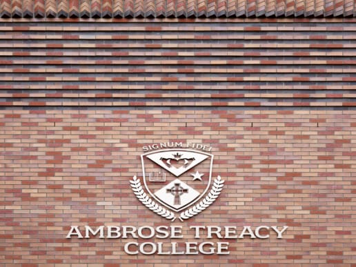 PGH bricks used in Ambrose Treacy College Waterford building to connect their rich history with its future.