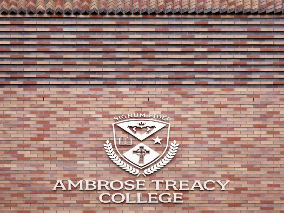 PGH bricks used in Ambrose Treacy College Waterford building to connect their rich history with its future.