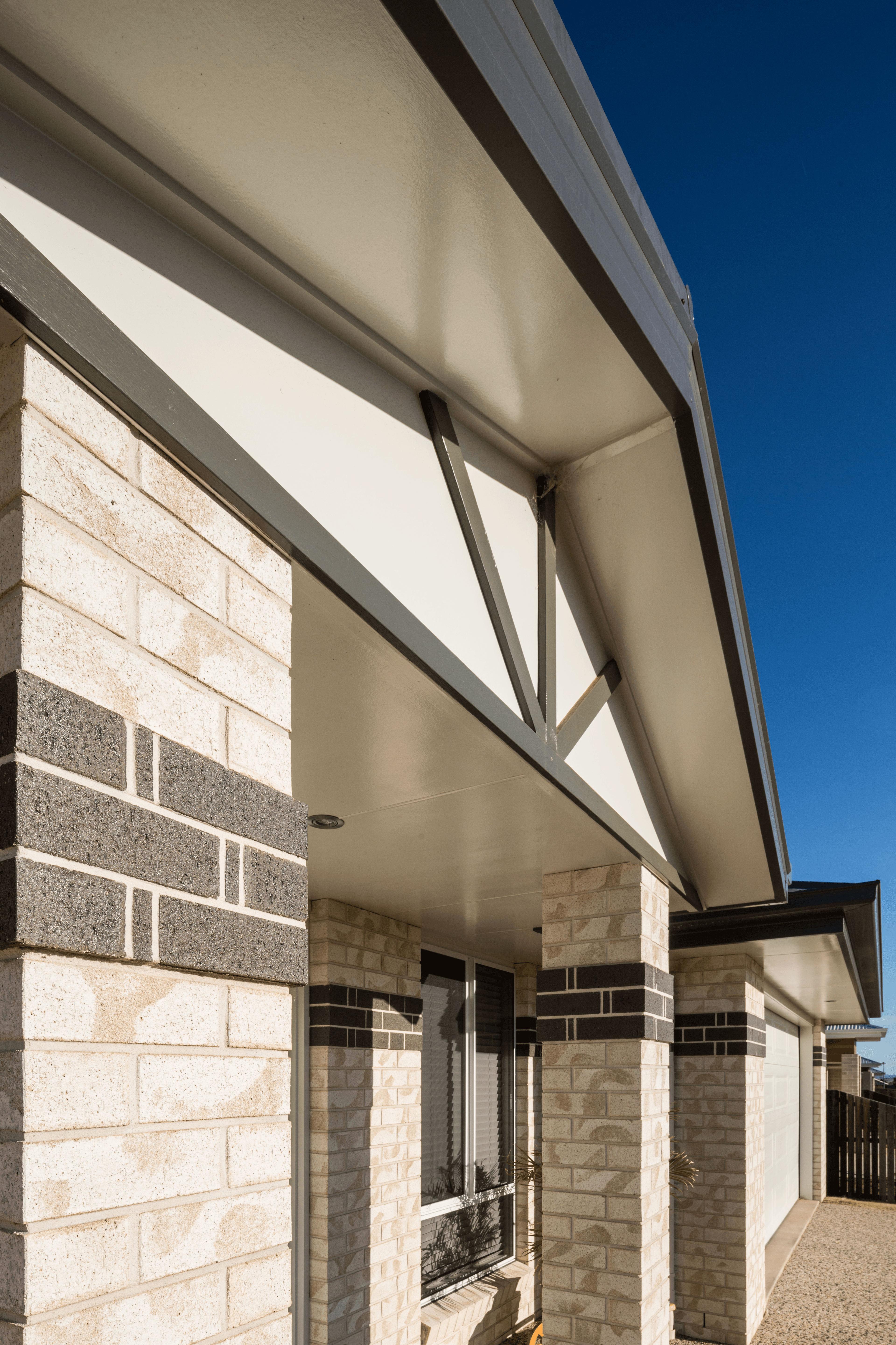 PGH Washed White brick from the Coastal Hamptons range used on home