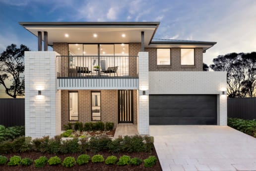 Leading homebuilder Eden Brae Homes combined bricks from PGH’s Composite and Morada ranges to create façade on their Bristol 30 Display Home.