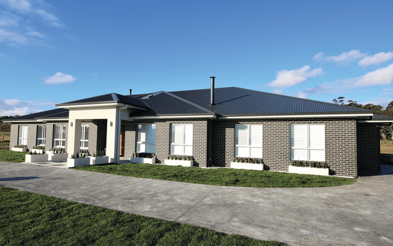 Espresso brick from PGH Alfresco range Marksman Homes