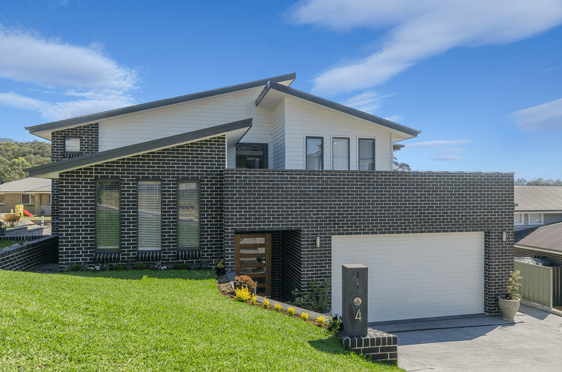 Espresso brick and cladding exterior façade