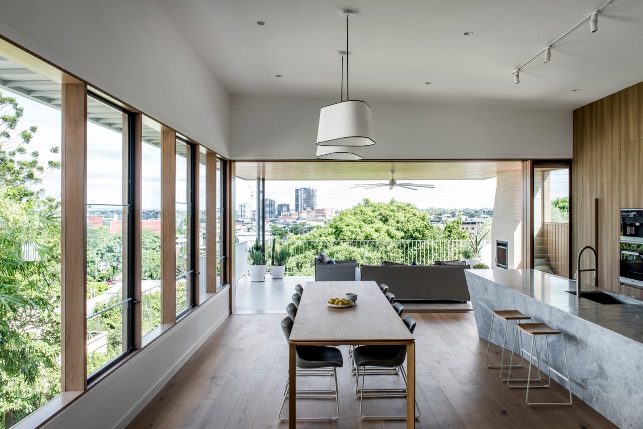 Graya's Andrew Gray using PGH Bricks and pavers in his minimalist modern home in Queensland.