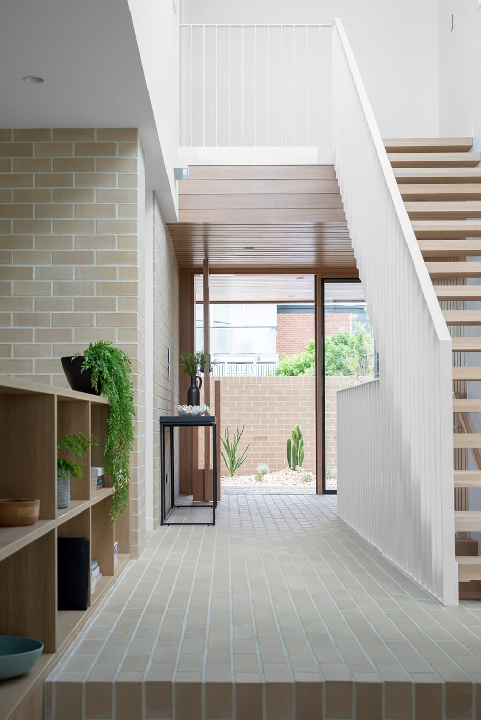 Graya's Andrew Gray using PGH Bricks and pavers in his minimalist modern home in Queensland.