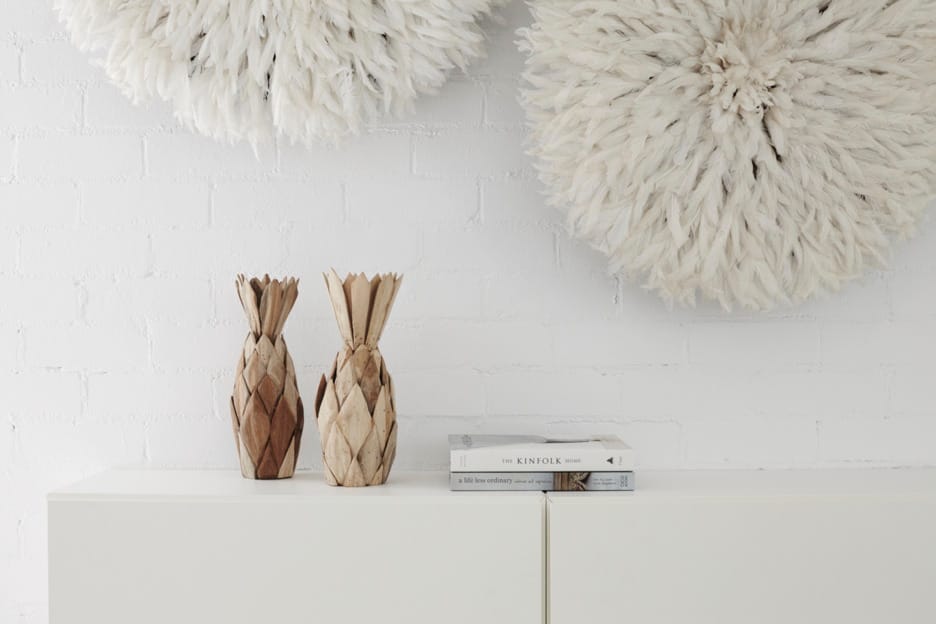 Light coloured bricks used to create coastal hamptons style home.