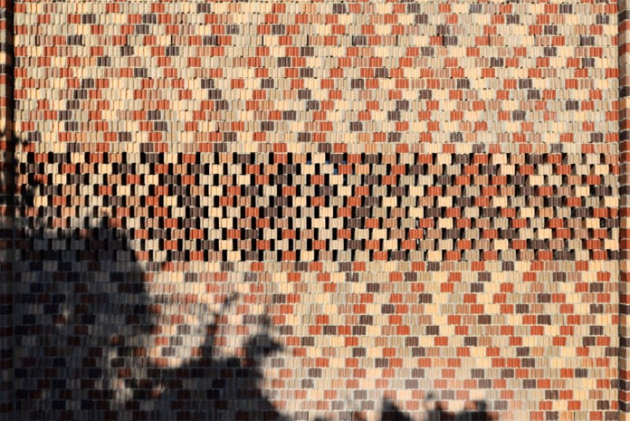 Hancock House using PGH Brick bricks to create a low-maintenance, statement exterior for the inner city Brunswick house