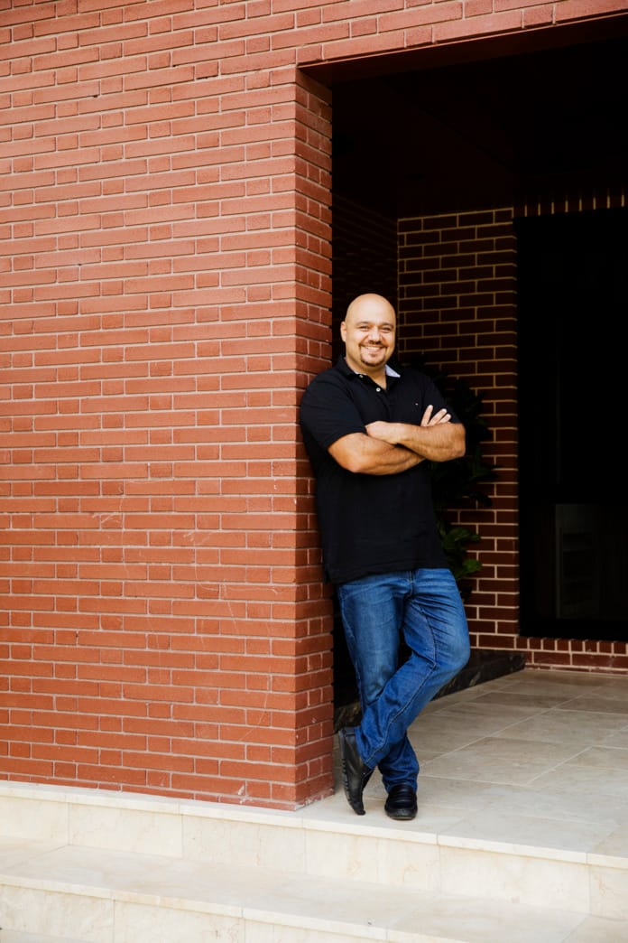 Architect Joe El-Sabbagh's home is a masterclass in giving classic red brick a modern twist