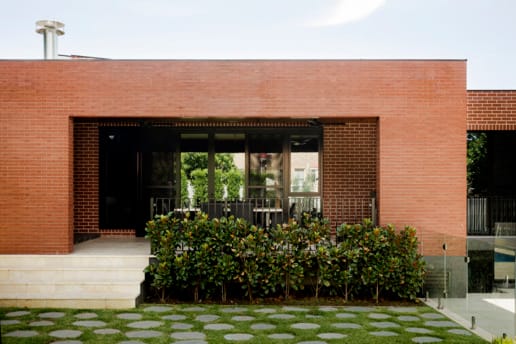 Architect Joe El-Sabbagh's home is a masterclass in giving classic red brick a modern twist