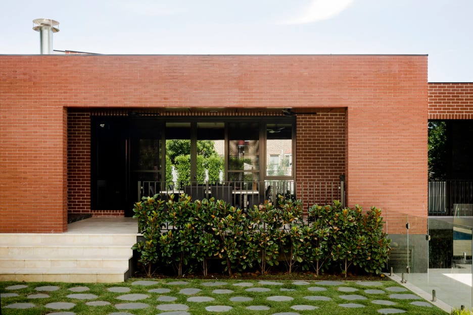 Architect Joe El-Sabbagh's home is a masterclass in giving classic red brick a modern twist