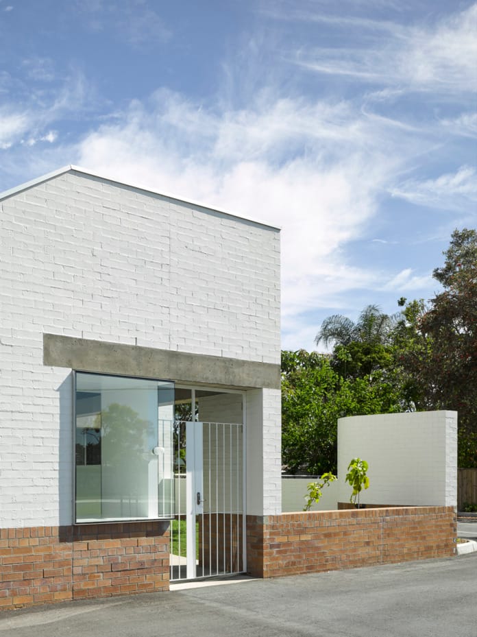 Vokes and Peters use PGH Bricks Copper Glow to remake the Aspley Vet Clinic street elevation.
