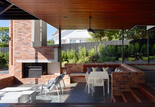 Monaise Residence in the Brisbane suburb of Ascot showcasing a blend of traditional Queenslander, Colonial, and Tudor architectural styles.