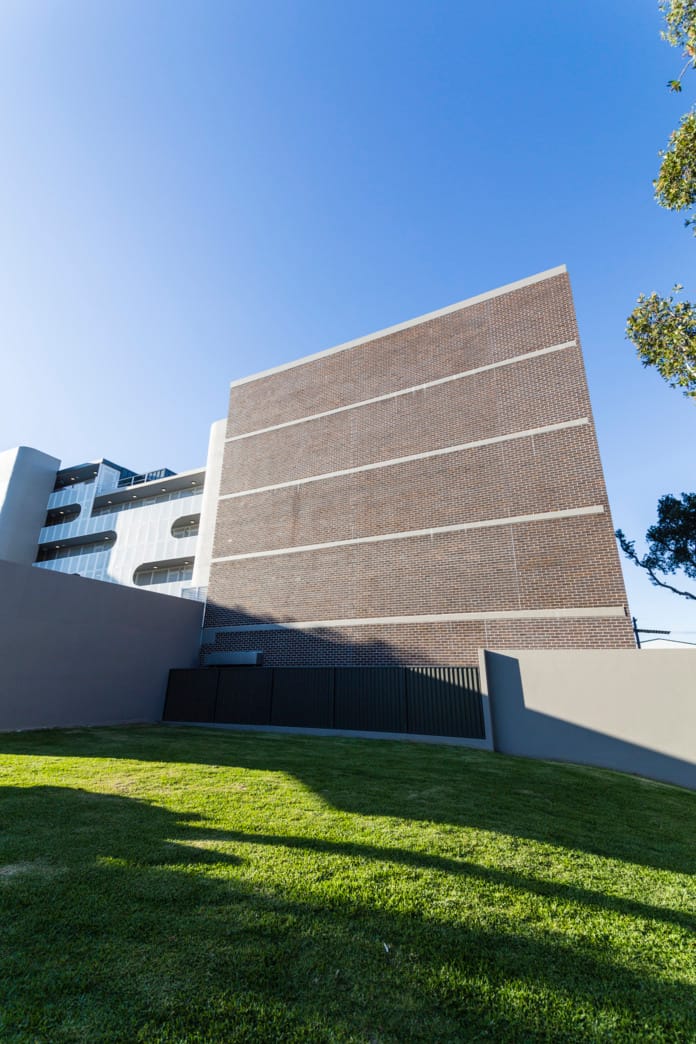 The Cooperage building in Dulwich Hill using PGH Bricks Blackheath from the Highlands range.