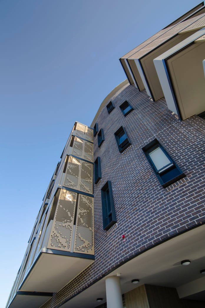 The Cooperage building in Dulwich Hill using PGH Bricks Blackheath from the Highlands range.