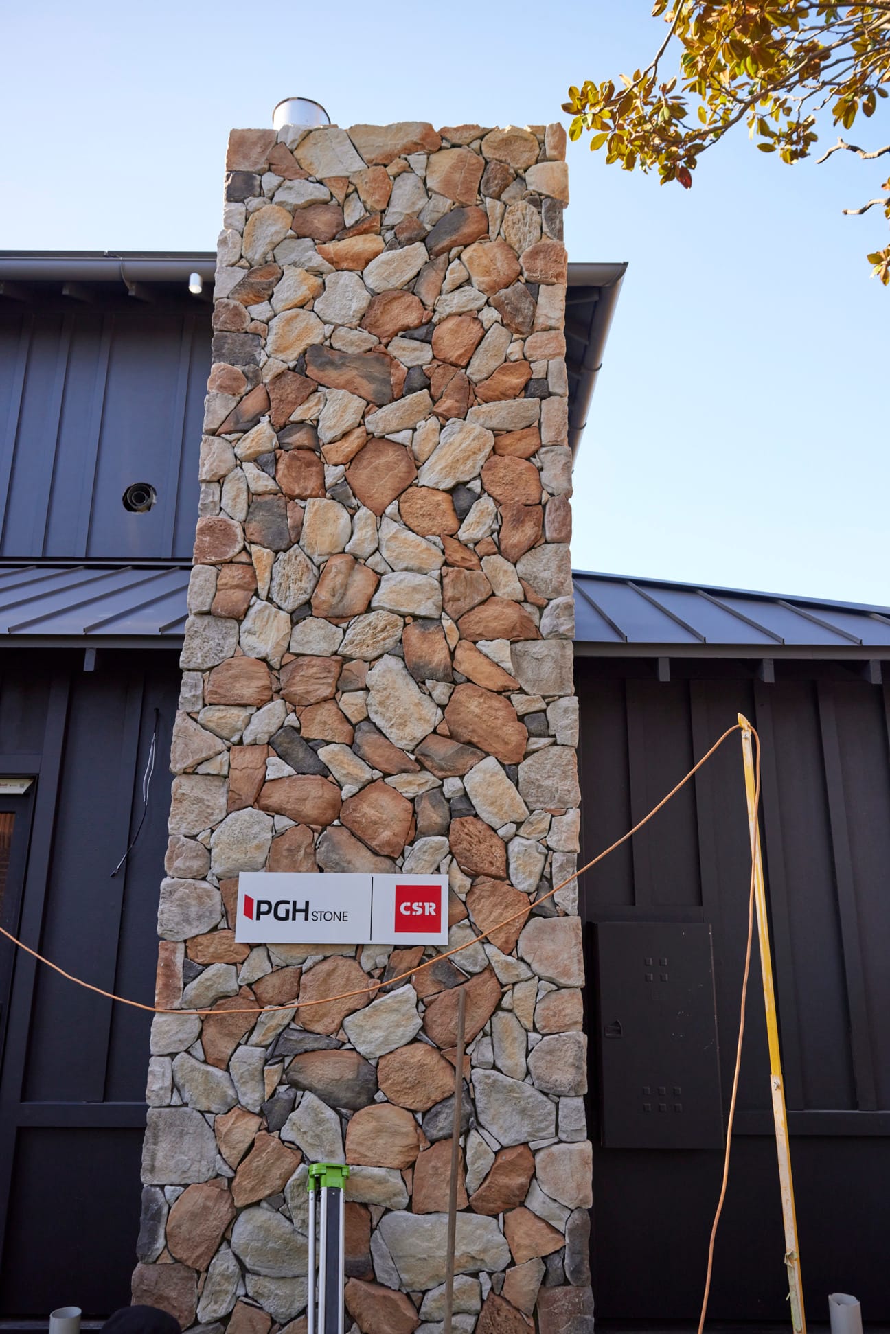 PGH Stone Natural Fieldstone Range in Gilded Sand - Tight Fit used on The Block