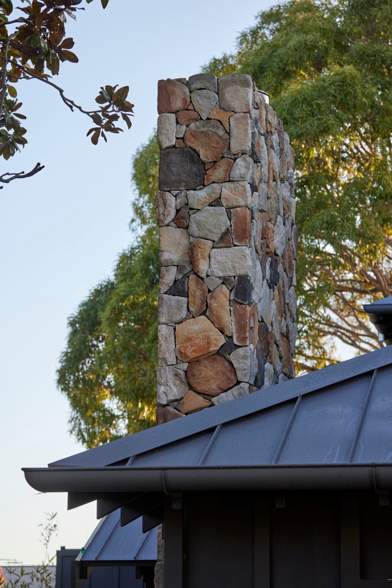 PGH Stone Natural Fieldstone Range in Gilded Sand - Tight Fit used on The Block