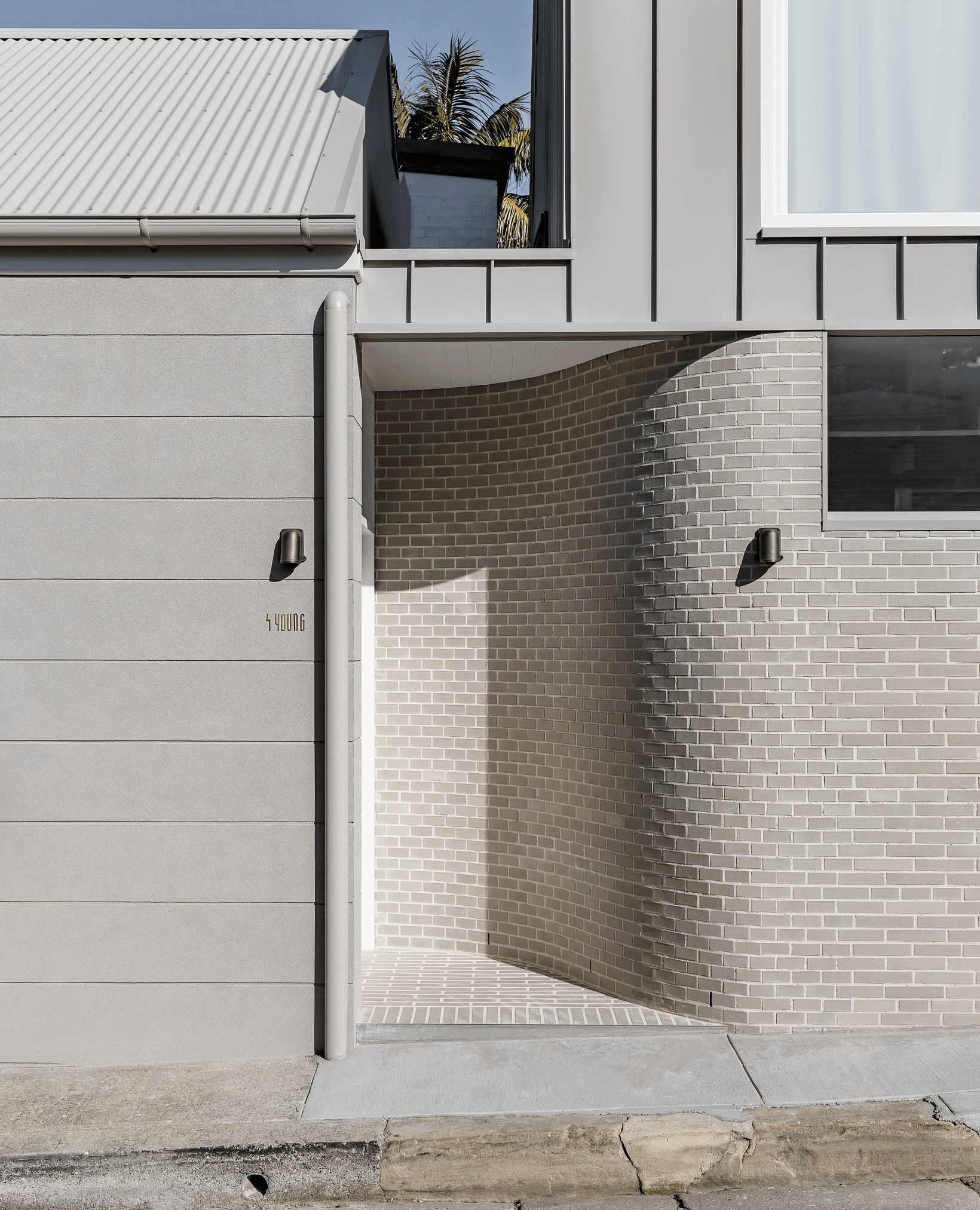 Flannel Grey brick from PGH in Smooth