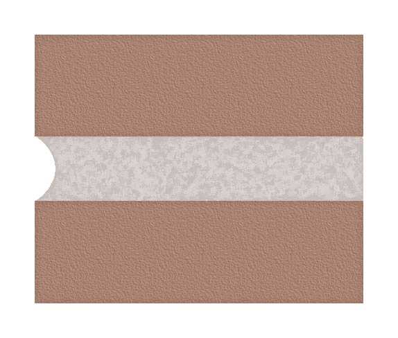 Round-ironed mortar joint vector