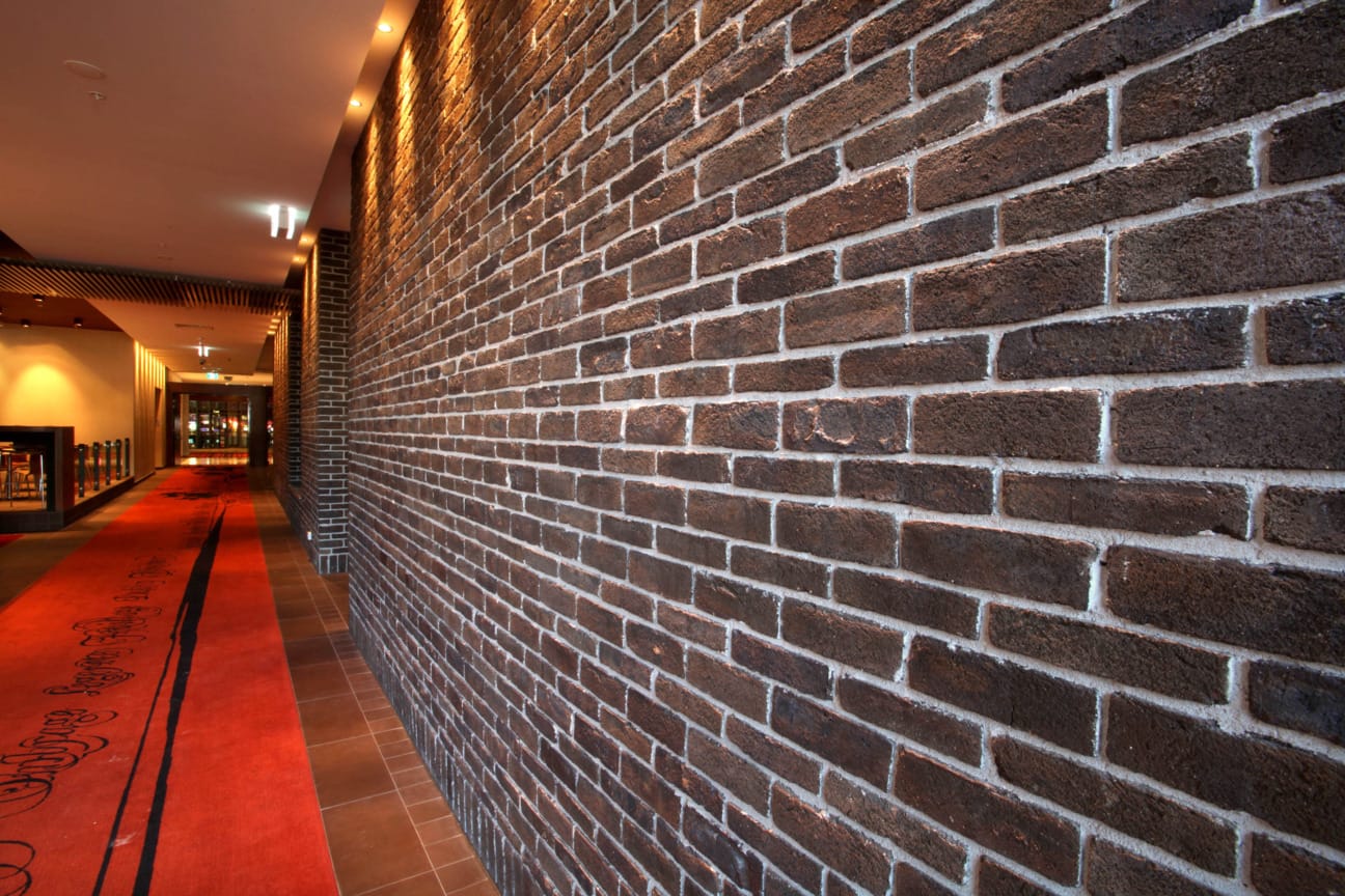 Penrith Leagues Club using PGH Bricks as a feature of the interior design.