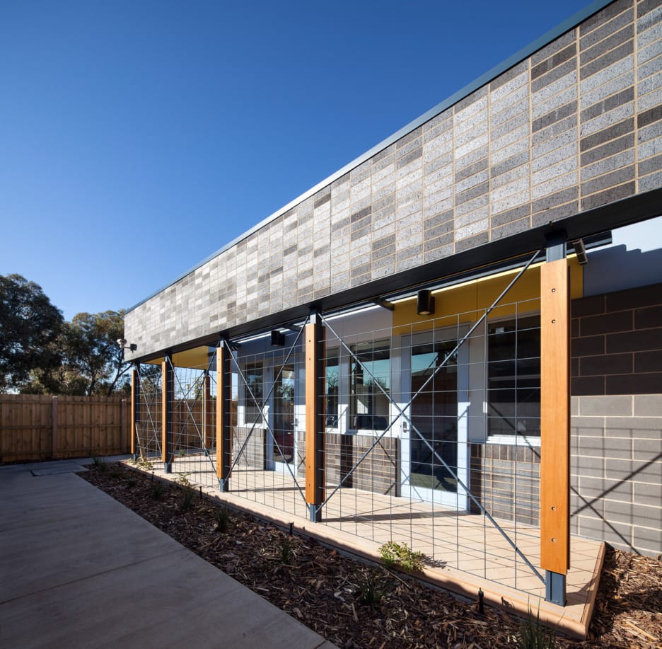 Mercy Health Aged Care using PGH Bricks to create a vibrant and active space for residents.