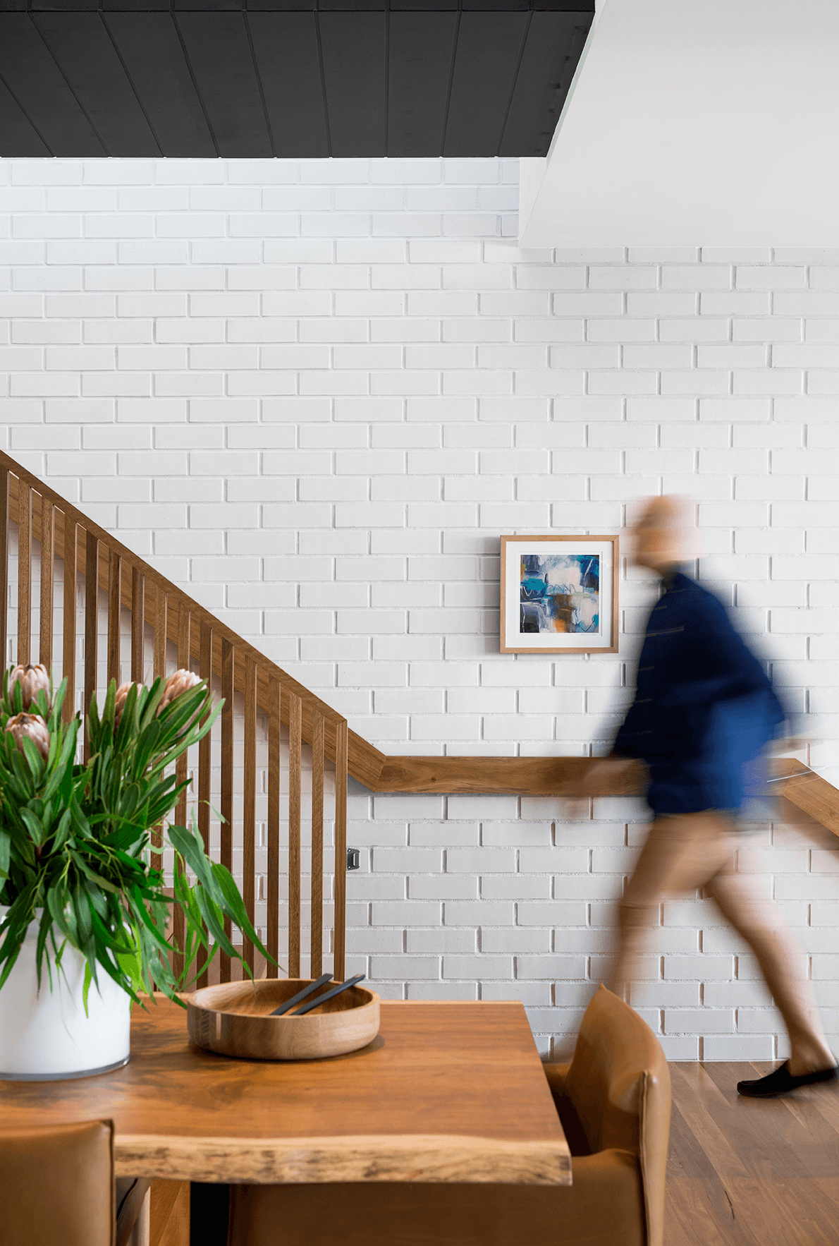 Ceniza brick from PGH in Morada range inside feature wall