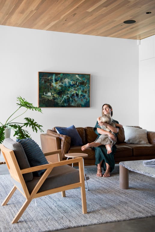 Former Wallabies captain Stephen Moore's minimalist family home using PGH bricks.