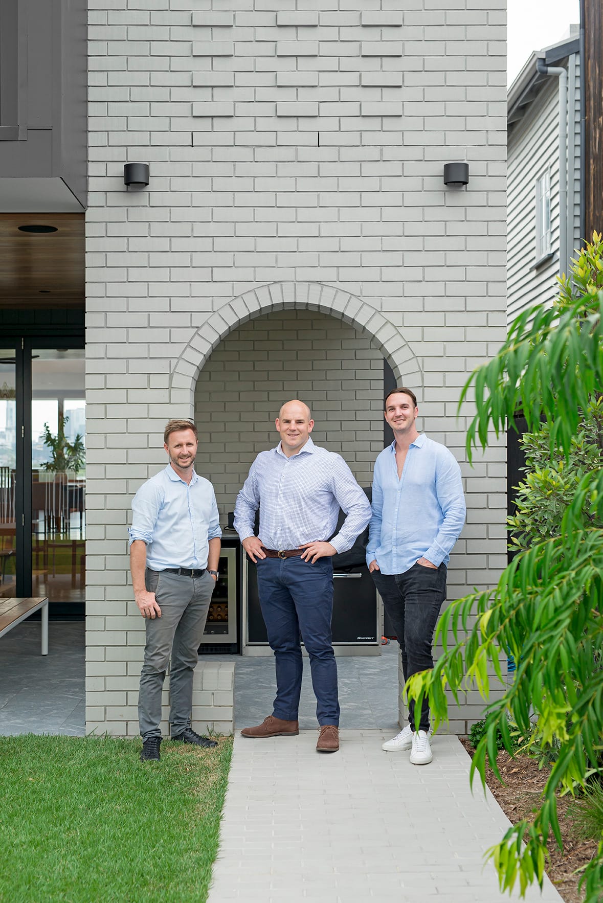 Former Wallabies captain Stephen Moore's minimalist family home using PGH bricks.