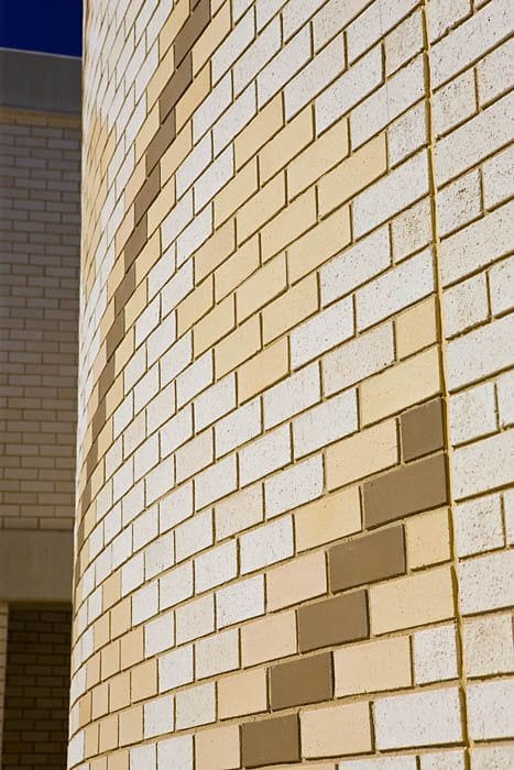 Botswana Embassy building using PGH Bricks to enforce cultural identity through colourful brick and pattern work.