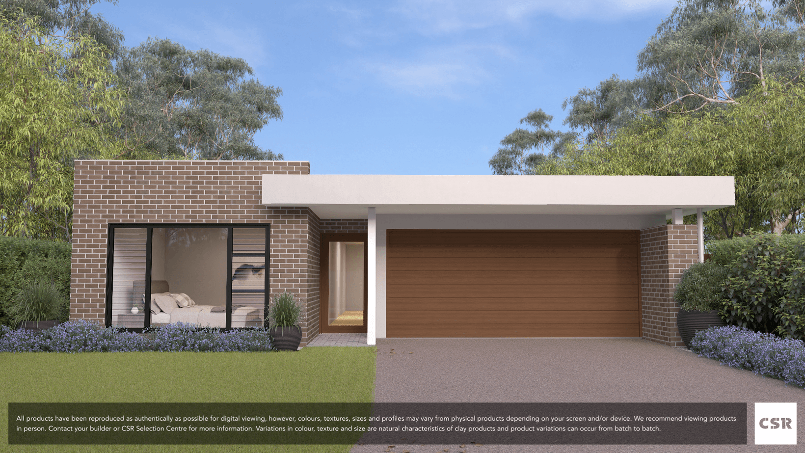 PGH Glenfern brick in Aspect range house design