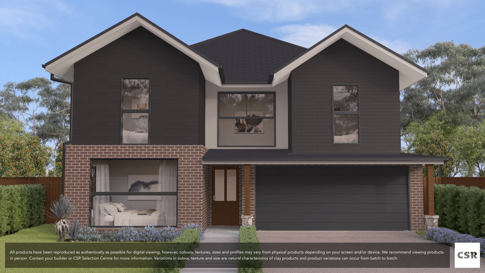 PGH Bricks Elderberry from Botanicals range front house render