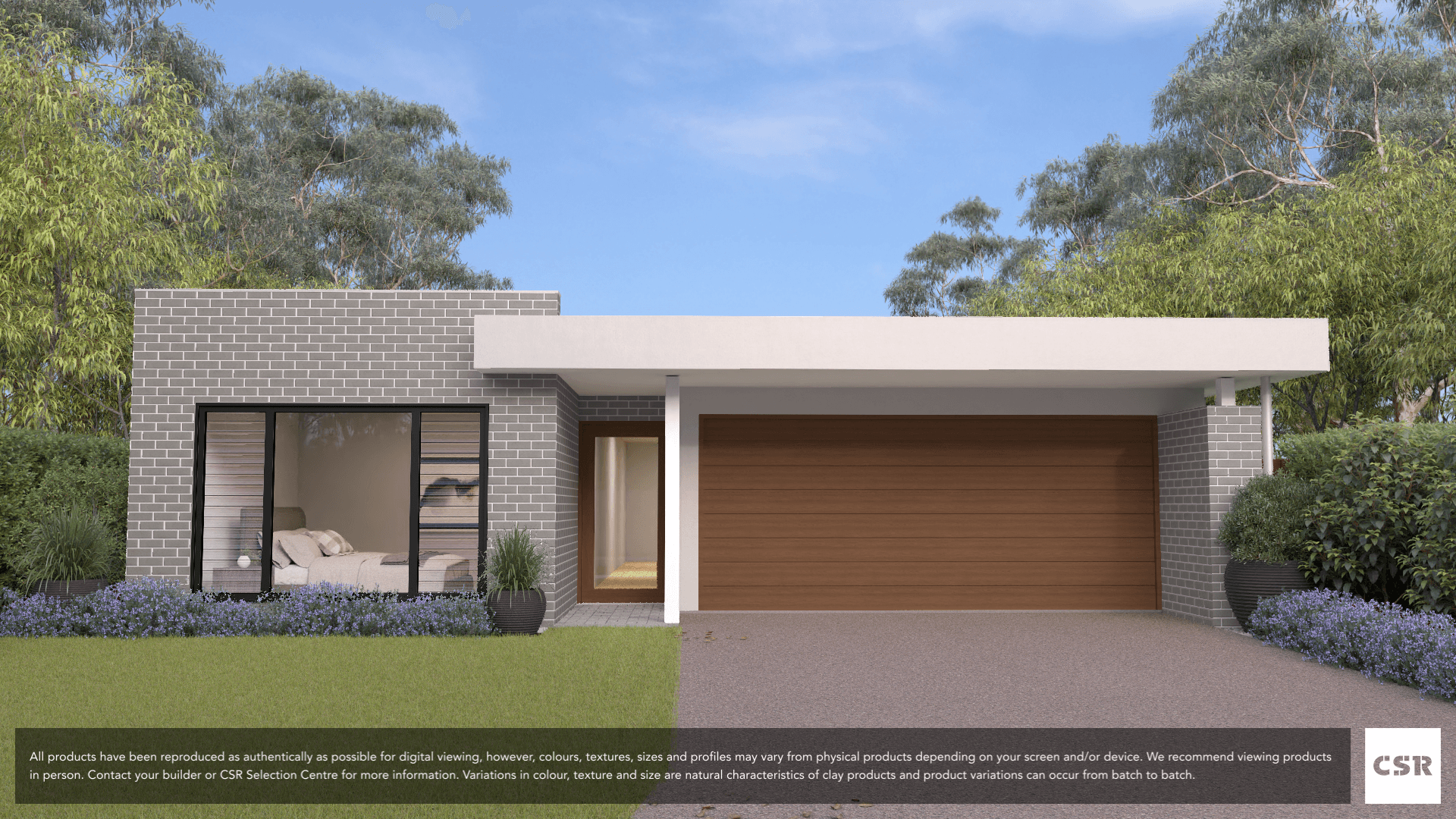 PGH Brick Juniper from Botanicals range front house render
