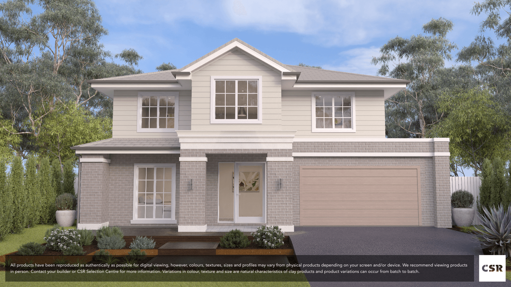 PGH Chai brick from the Connoisseur range on house render